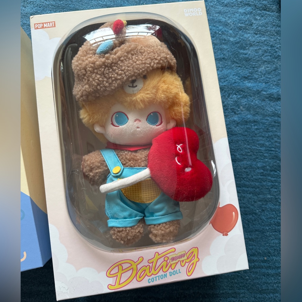 New Plush POP MART DIMOO Dating Series - 20cm Cotton Doll Authentic